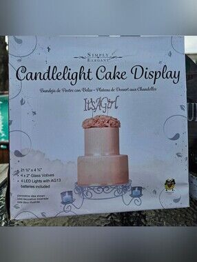 Candlelight Cake Display